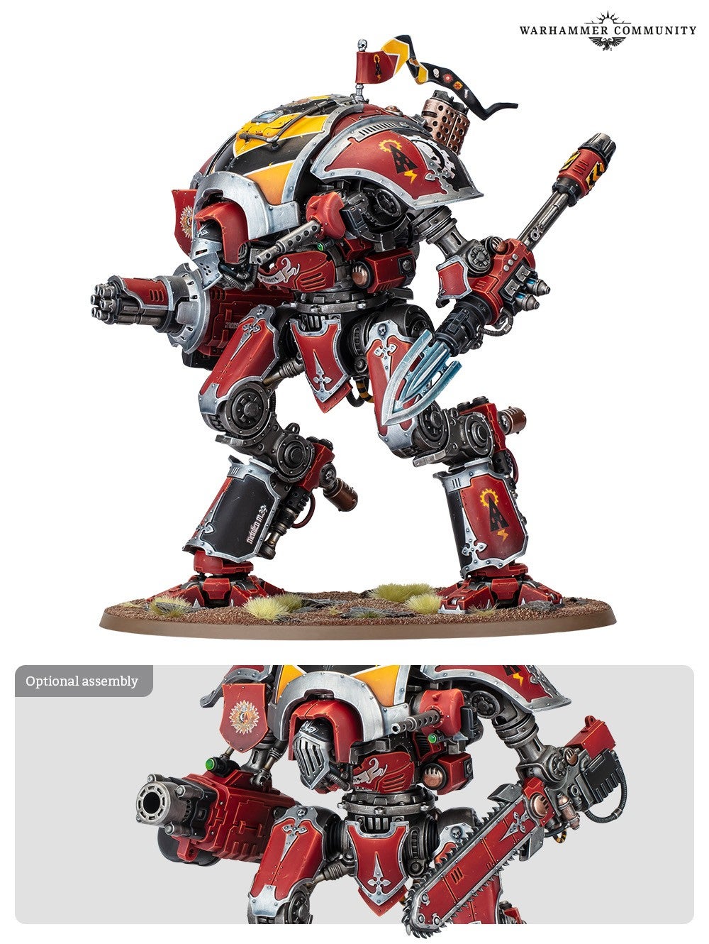Warhammer 40K – Chevalier Questoris Imperial Knights – Maquette Plastique à Monter – Multi-options